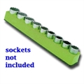 Mechanics Time Saver 1/2 in. Drive Magnetic Green Socket Holder 10-19mm 1285